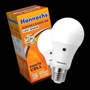 LAMPU SENSOR CAHAYA 9W HANNOCHS