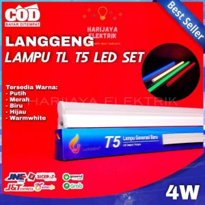 LAMPU T5 4W LANGGENG BIRU