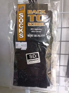 Kaos kaki sd hitam la socks
