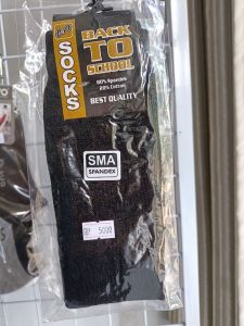 Kaos kaki sma hitam spandek la socks