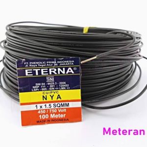NYA ETERNA 1 X 1.5 100M HITAM