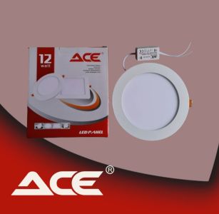 LAMPU ACE LED PANEL BULAT 12W