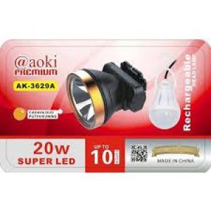 SENTER KEPALA 20W+DC 5W AK-3629A AOKI