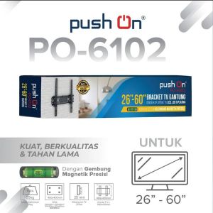 BRACKET TV LED 26-60 PO-6102 PUSH ON