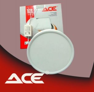 LAMPU LED ACE PANEL BULAT 18W