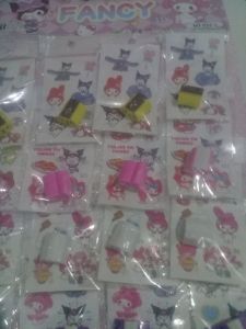 Penghapus sanrio + stiker