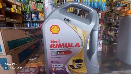 SHELL RIMULA R4 PLUS 15W-40 5L (MESIN) SLR