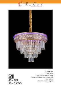 LAMPU GANTUNG CRYSTAL CLA 0056 500/ CLT 350 500