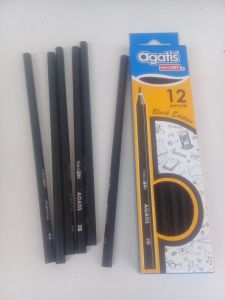 Pensil 2B agatis hitam