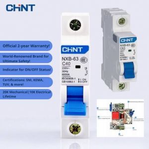 MCB CHINT 63A 1 PHASE