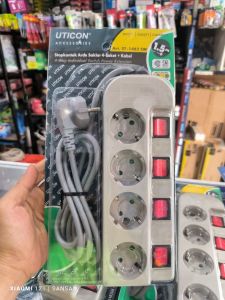 STOP KONTAK KABEL 4L 1.5M SWITCH UTICON