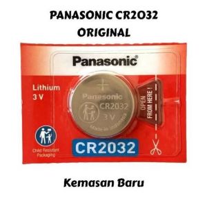 BATU BATERAI KOIN CR 2032 PANASONIC