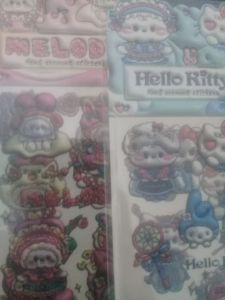 Stiker sanrio 3pc