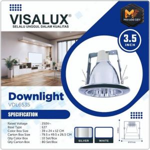 DOWNLIGHT 3,5 SILVER VISALUX