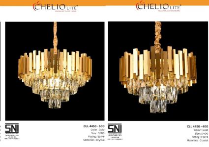 LAMPU GANTUNG CRYSTAL CHELIO 4450 500