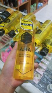 AHA brightening toner