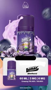 Lunar ice cream bluberry 6mg 