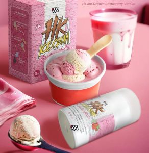 HK ice cream strawberry vanilla 3mg 