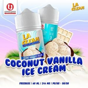 La cream coconut vanilla ice cream 3mg 
