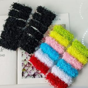 Ikat rambut bolu hitam
