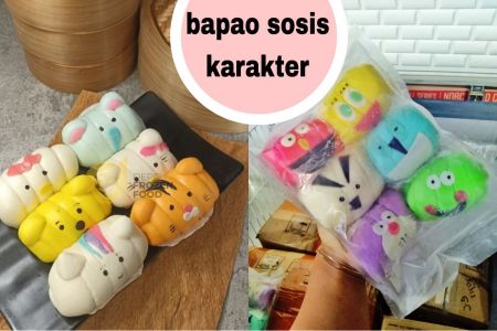 Bapao karakter sosis 6s