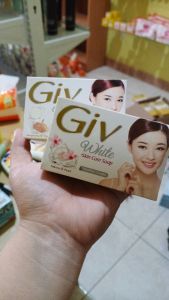 Give white soap