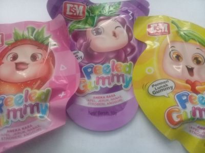 Peeled gummy aneka rasa