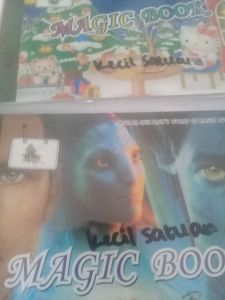 Magic book slide