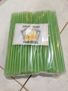 Sedotan Pop ice lancip gambar panda