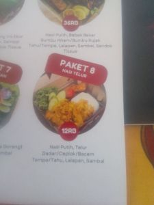 Paket 8 (Nasi Telur)
