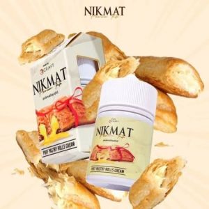 Nikmat v1 puff pastry rolls cream 3mg 