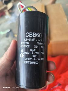 KAPASITOR MESIN CUCI 12 6 CBB60