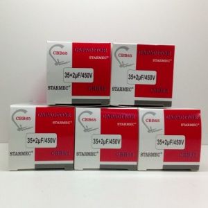 KAPASITOR AC 35+2 UF STARMEC DOBEL