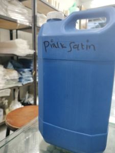 Pink satin. Ping satin. Downi pink. Sparta