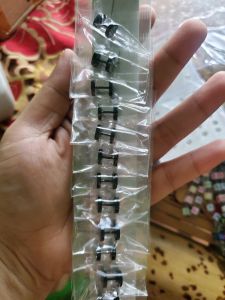 Anting barbel hitam 8mm