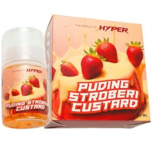 Hyper puding strawberi custard 3mg