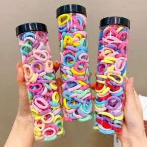 Ikat rambut tabung rainbow