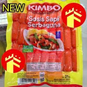 KIMBO Sosis Sapi Serbaguna Cocktail (Merah)