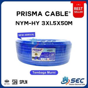 KABEL SIBEL 3 X 1.5 50 METER PRISMA