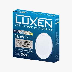 DOWNLIGHT LUXEN 18W 3 WARNA