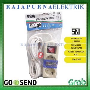 STOP KONTAK KABEL 2L 5M MEIKO