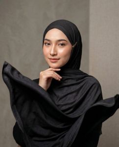Pashmina rayon - black