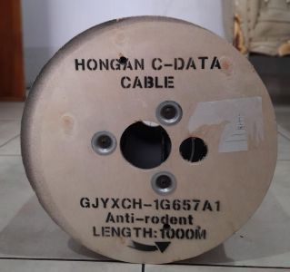 HONGAN C-DATA CABLE Anti Rodent FO 1 CORE 3 Seling