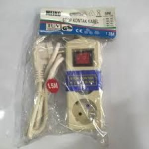STOP KONTAK KABEL 2L 1.5M MEIKO
