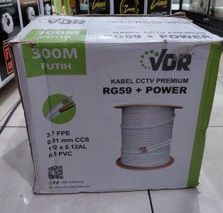 KABEL CCTV PREMIUM VDR RG59+POWER