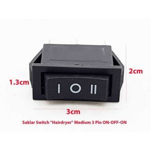 SAKLAR SWITCH ON OFF ON 3 KAKI HAIRDRYER