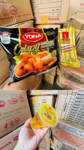 Yona crispy chicken nugget 250gr + sosis
