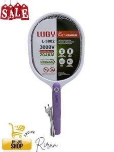 RAKET NYAMUK LUBY 3882