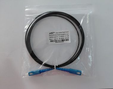 JOLINK PATHCORD DC SC/UPC/2M HITAM GEPENG