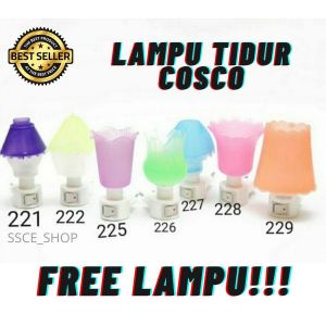 LAMPU TIDUR COSCO + LAMPU LT 228